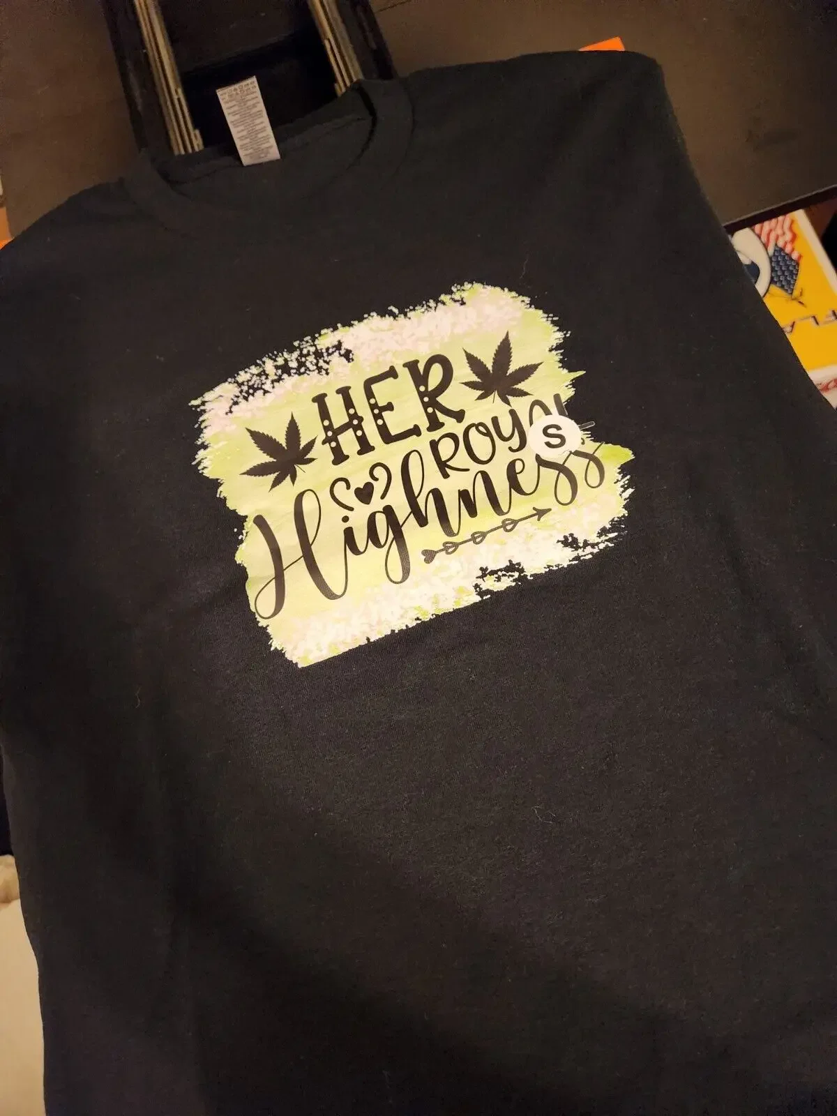 Neues kleines grafisches T-Shirt lustiges Cannabis hemd ihre königliche Hoheit