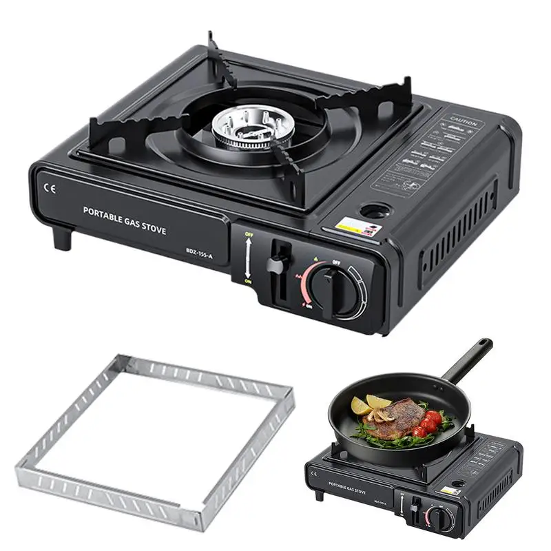 Stove Burner Portable Cassette Burner For Cooking Outdoor High Performance Windproof Precise Heat Control Picnics Cookware Camp