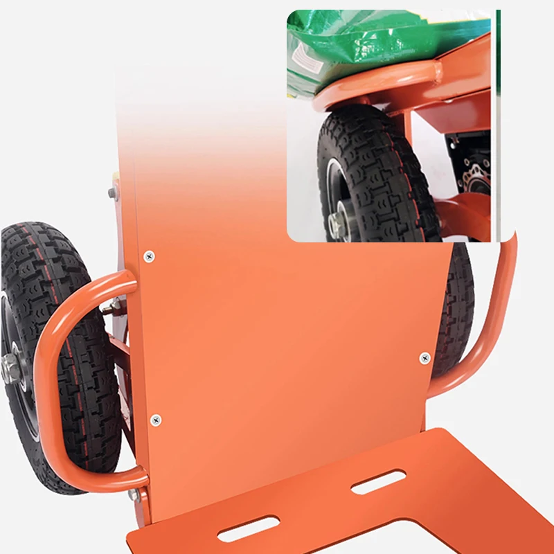 

ZT-007 Electric Stair Climbing Machine Hydraulic Pallet Forklift Heavy Material Handling Tools Foldable Trolley Max Load 400KG