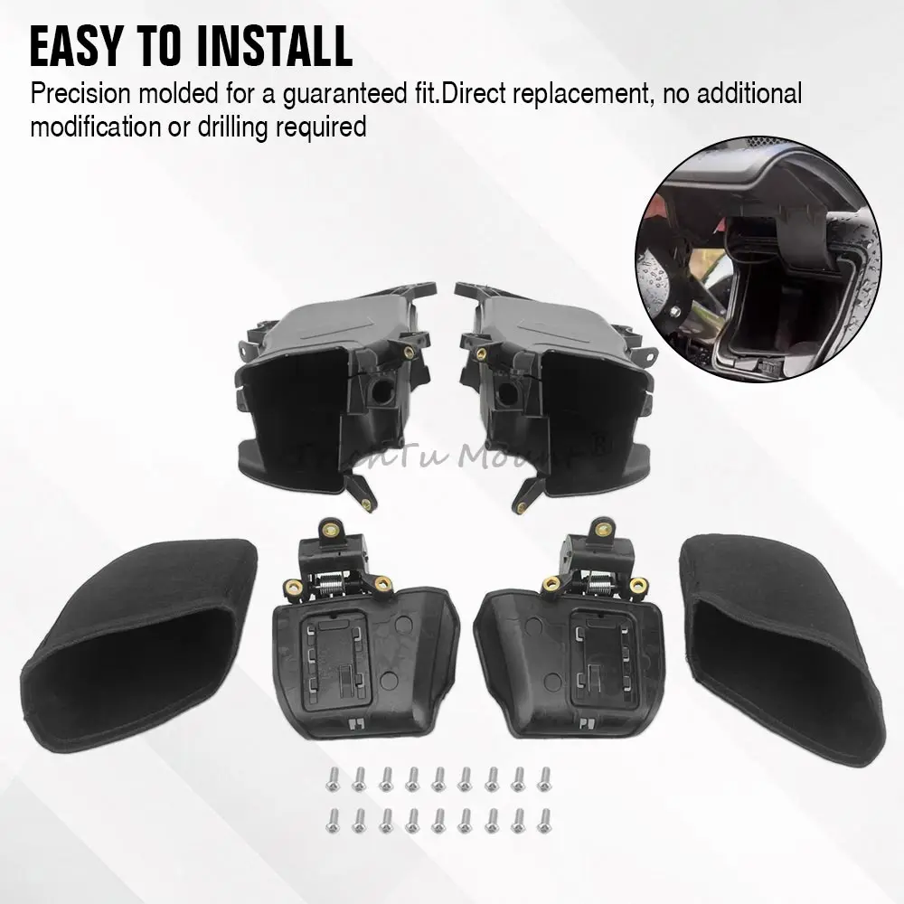 

1 Pair Fairing Storage Glove Box for Harley Road Glide FLTRX CVO Road Glide FLTRXSE 2023-2025 ST FLTRXSTSE 2024-25