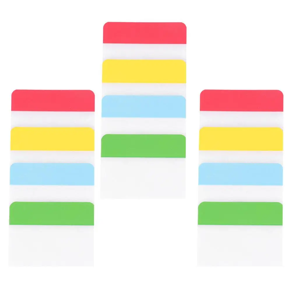 3 Sets Tabs Category Index Sheet Label Flags Stickers Dividers Text Highlighter Strips