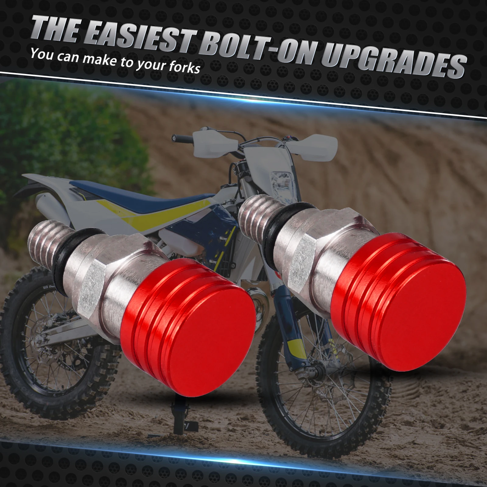 NICECNC M5x0.8 شوكة الهواء النازف صمام لهوندا CR80 CR85 CR125 CR250 CR500 CRF250R CRF450R CRF250X CRF450X CRF250RX CRF450RX #4