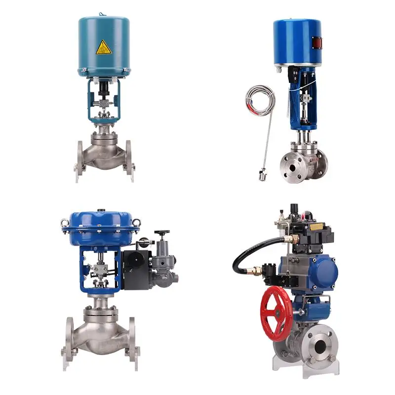 صمام التحكم الهوائي بالضغط ذاتي التشغيل WCB CF8 PN2.5-6.4MPa صمام التحكم الكهربائي الذي يعمل بدرجة الحرارة #6