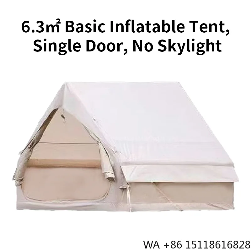 MOQ200 Wholesale Customized Simple Inflatable Camping Tent with Various Sizes for Custom Order Automatic Inflatable Tent