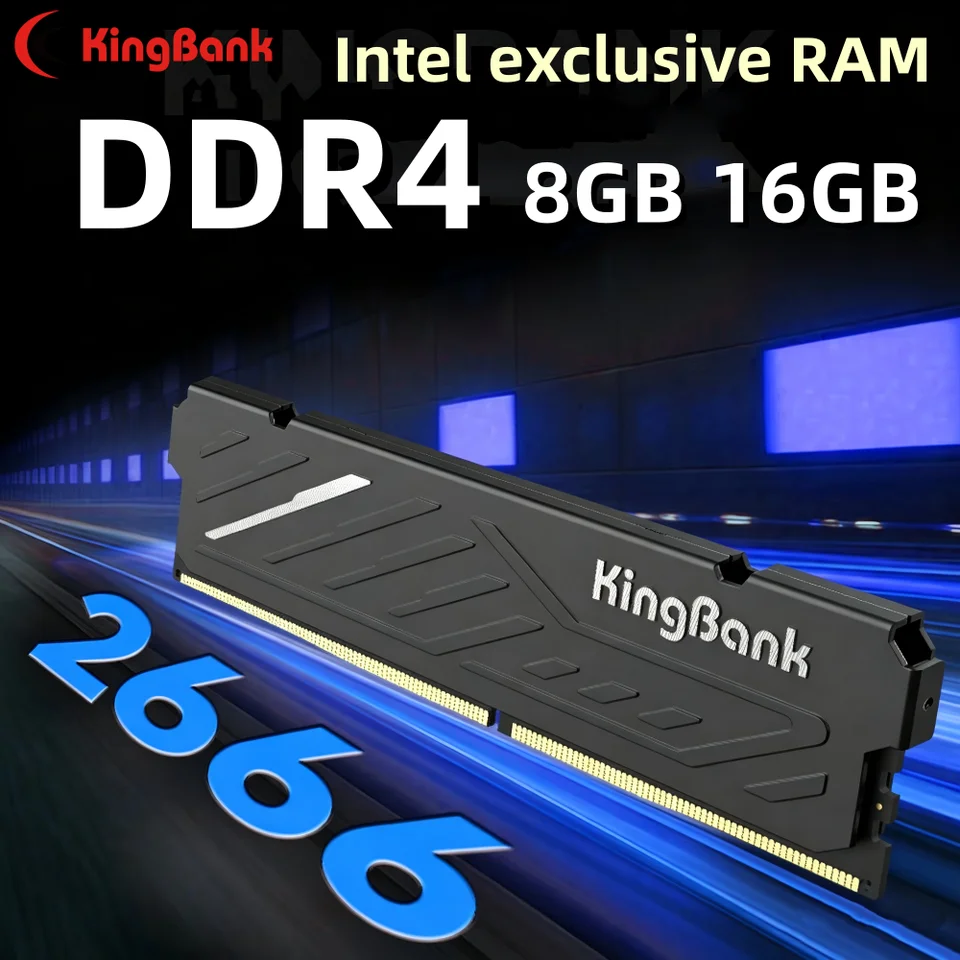 【新品】KingBank DDR4-3200 16GB（8GBx2）メモリー⓹ KingBank DDR4 Intelメモリモジュール 8GB 16GB 2666MHz 3200MHz