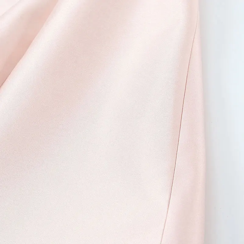 NLZGMSJ 2026 봄 여성 우아한 새틴 드레스 민소매 백리스 리본 홀터 드레스 여성 섹시한 이브닝 파티 드레스 ﻿