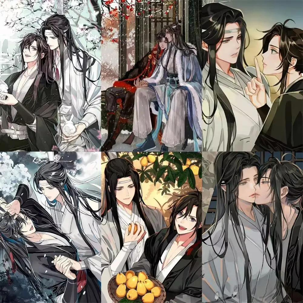 

180 наклеек «Патриарх демонического пути», Wei Wuxian, LAN Wangji, анимационный роман, периферийные устройства, потрясающие наклейки для заметок уровня