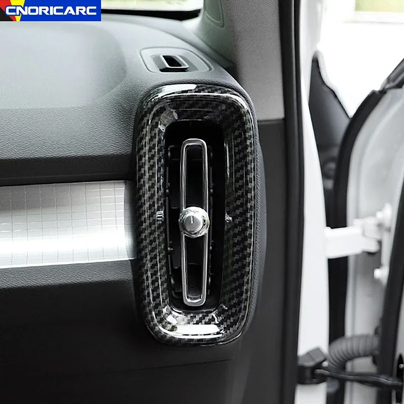 Car Front Both Side Air Conditioner Outlet Vent Frame Trim Cover For Volvo XC40 2019-2022 LHD ABS Interior Accessories