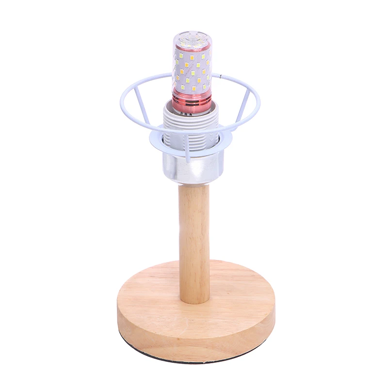 Estante de pantalla de alambre de Hardware, estante de pergamino, estante de hilo trenzado, circular estante, accesorios de lámpara de mesa, 1 Pc