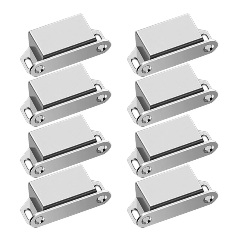 2/8 Stück Magnetische Türschnäpper, Hardware-Zubehör für geschlossene Türen, geeignet für Küchenschränke, Kleiderschränke, Schuhschranktüren – Detail 5