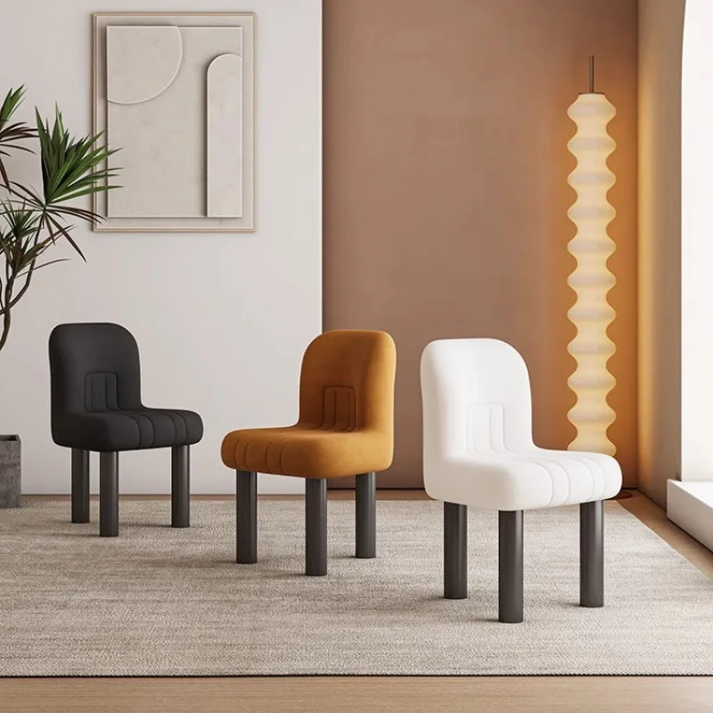 Wabi Esszimmerstuhl Designer Internet Celebrity Ins Dressing Hocker Nordic Schlafzimmer Rückenlehne Make-up Antiker Stuhl