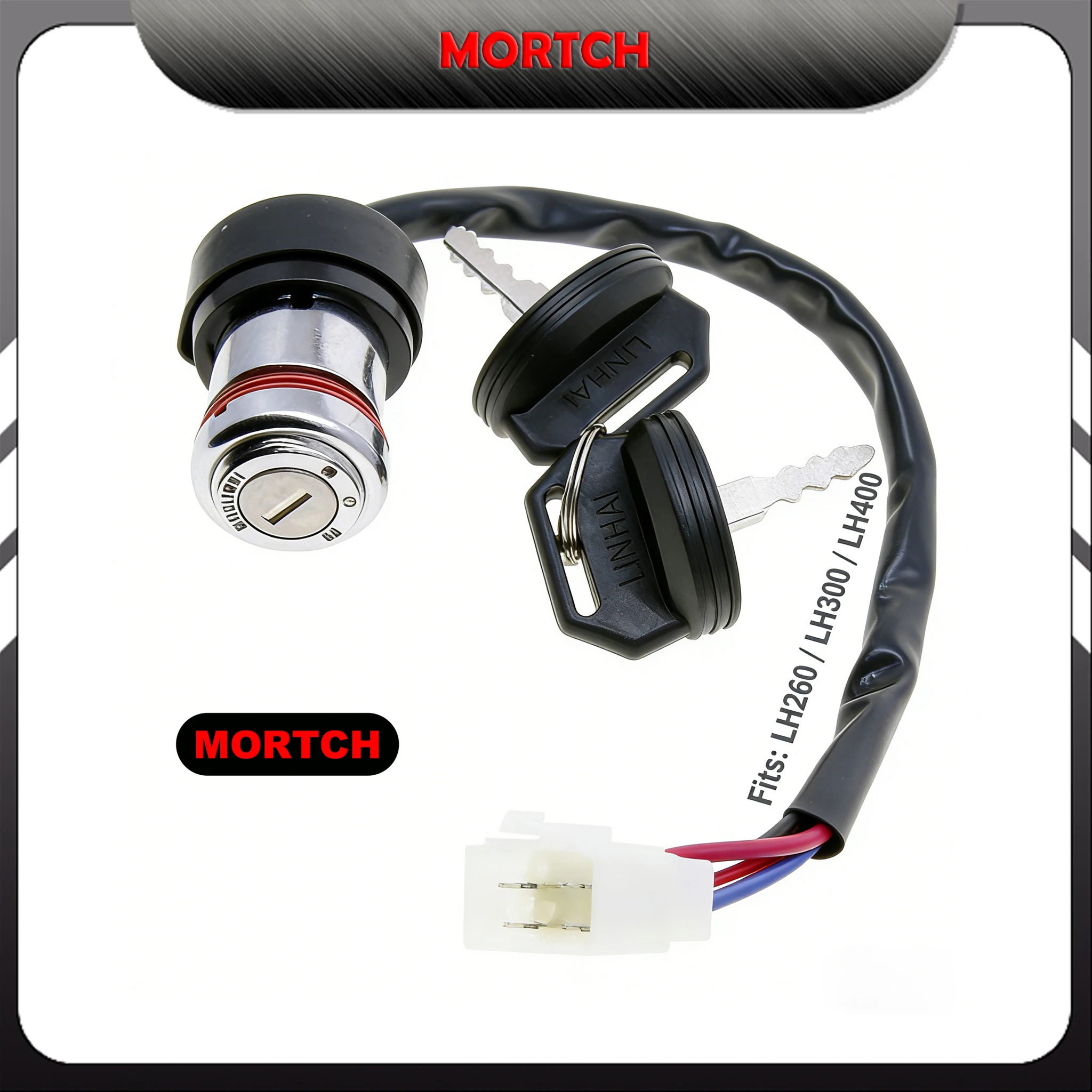 

Lgnition Switch With Key For Linhai LH260 LH300 LH400 ATV 260 300 400 ATV300 ATV400 Replacement Accessories