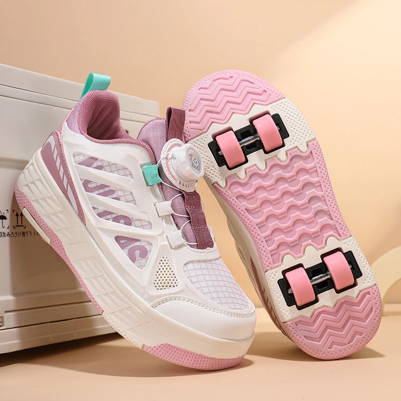 

Детские роликовые коньки Heelys на осень и зиму 2023 года: невидимые 4-колесные выдвижные роликовые коньки для мальчиков и девочек