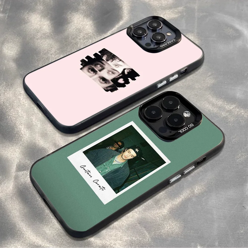 

Singer G-Gustavo Cerati Phone Case For iPhone16,15,14,13,12,11,Mini,Pro,MAX Color Silver Shell Matte Shockproof Back Cover