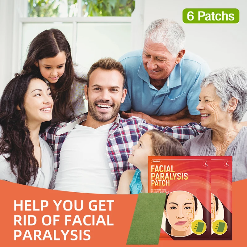 New Facial Paralysis Traction Acupoint Massage Facial Stiffness Unblocking Sticker Massage Facial Straightening Patch