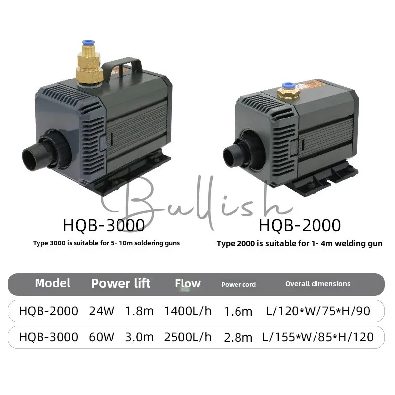 Argon arc welding machine gas to water accessories water-cooled welding gun cooling circulating water tank