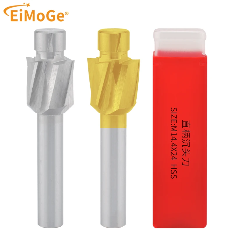 

Фреза с потайной головкой EiMoGe, фаска с потайной головкой из быстрорежущей стали, фреза с потайной головкой высокой твердости M3 M4 M5 M8 M10 M12 M18 M20