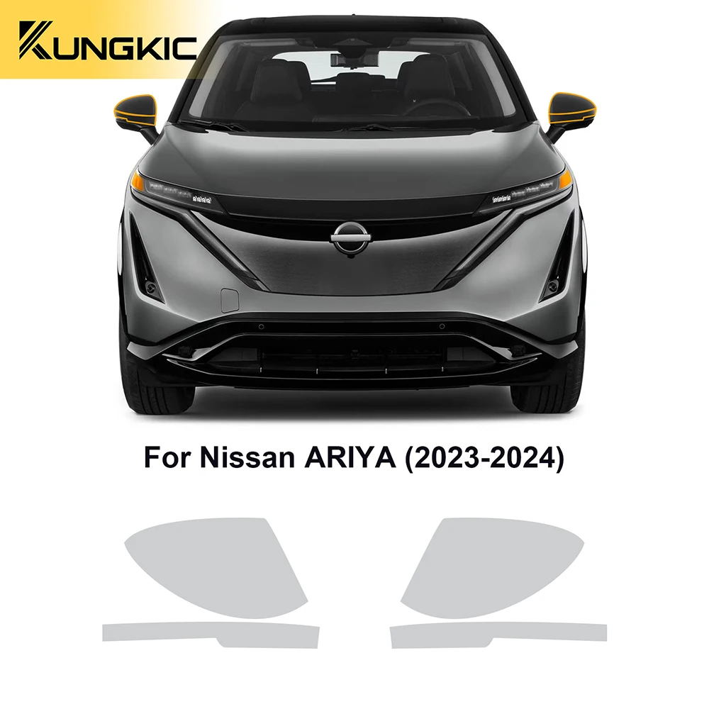 For Nissan ARIYA 2023 2024 Headlight Rearview Film Car Paint Protection Film TPU Pre-cut Anti-scratch  Repair Kit Transparent