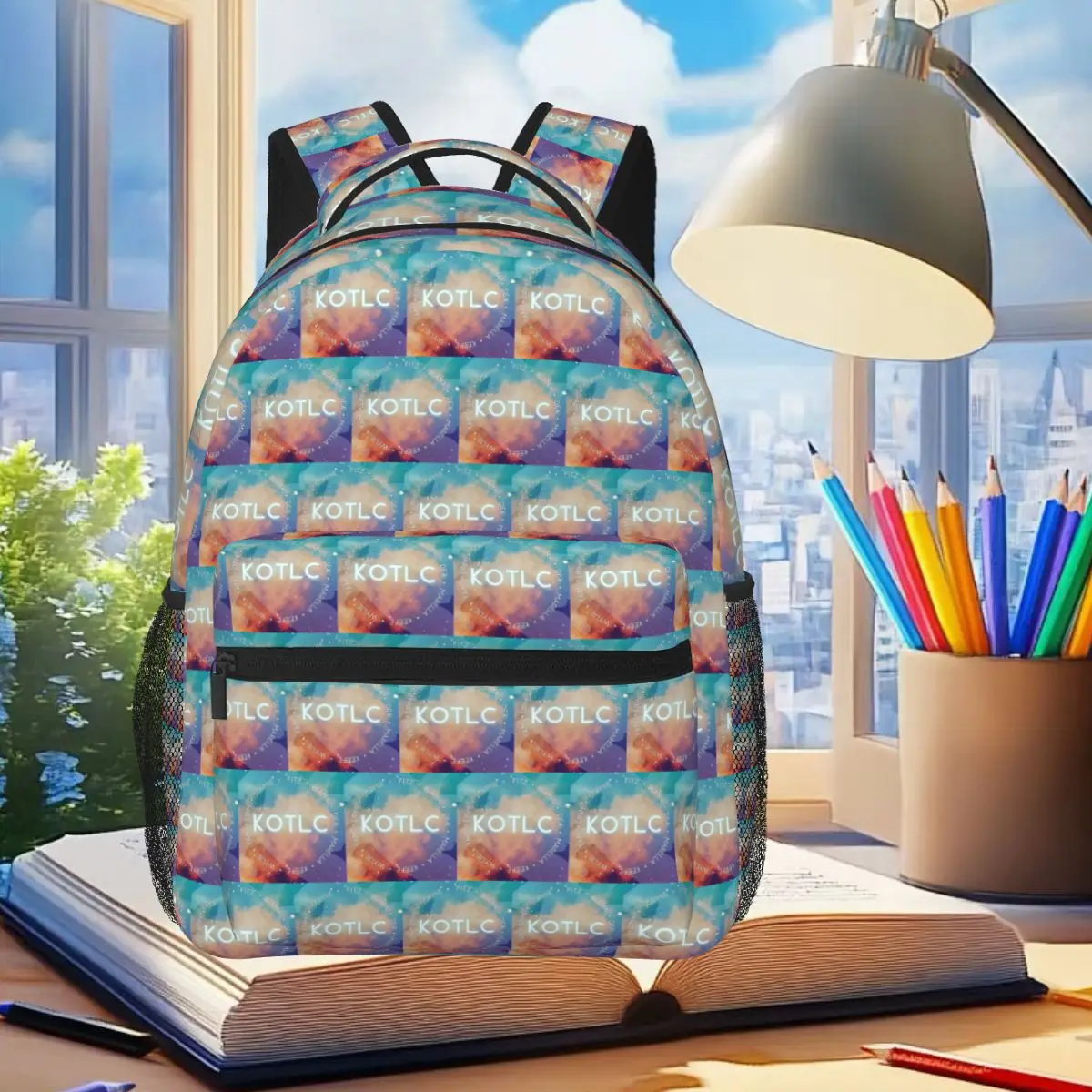 KOTLC Keeper Of The Lost Cities Inspired Starry Sky Alicorn Backpack Boys Girls BookBag Kids School Bag Laptop Shoulder Bags