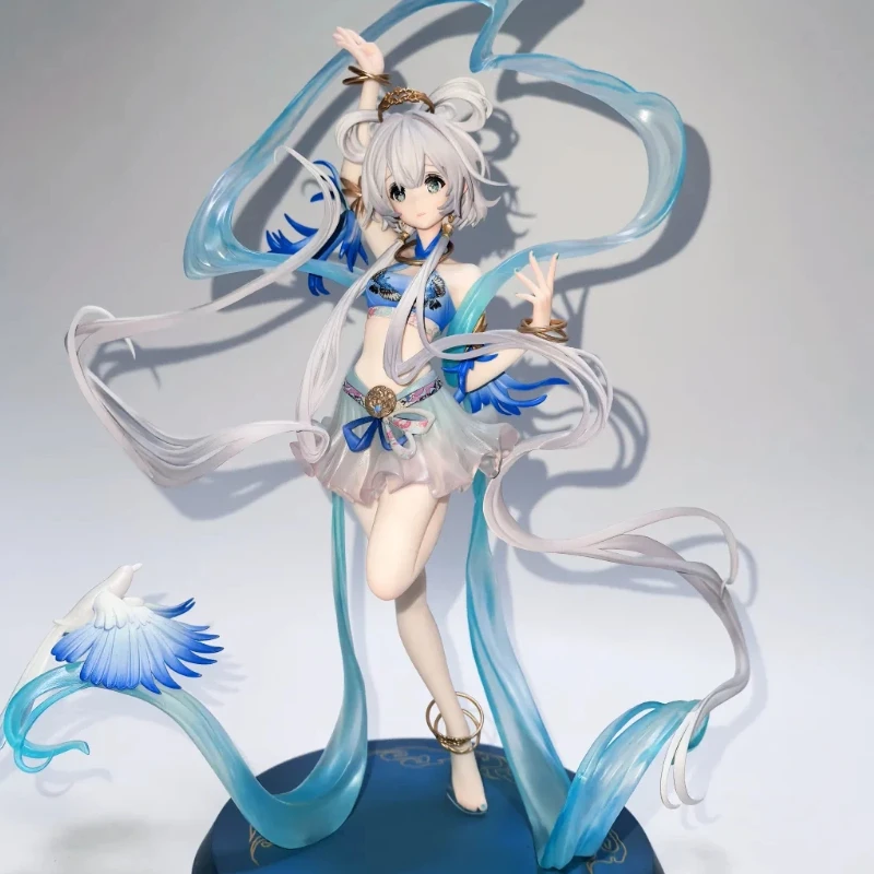Anime Virtual Singer Luotianyi Waitress Noodle Stopper Action Figure Collectible Model Kawaii Room Decoration Fans Festival Gift
