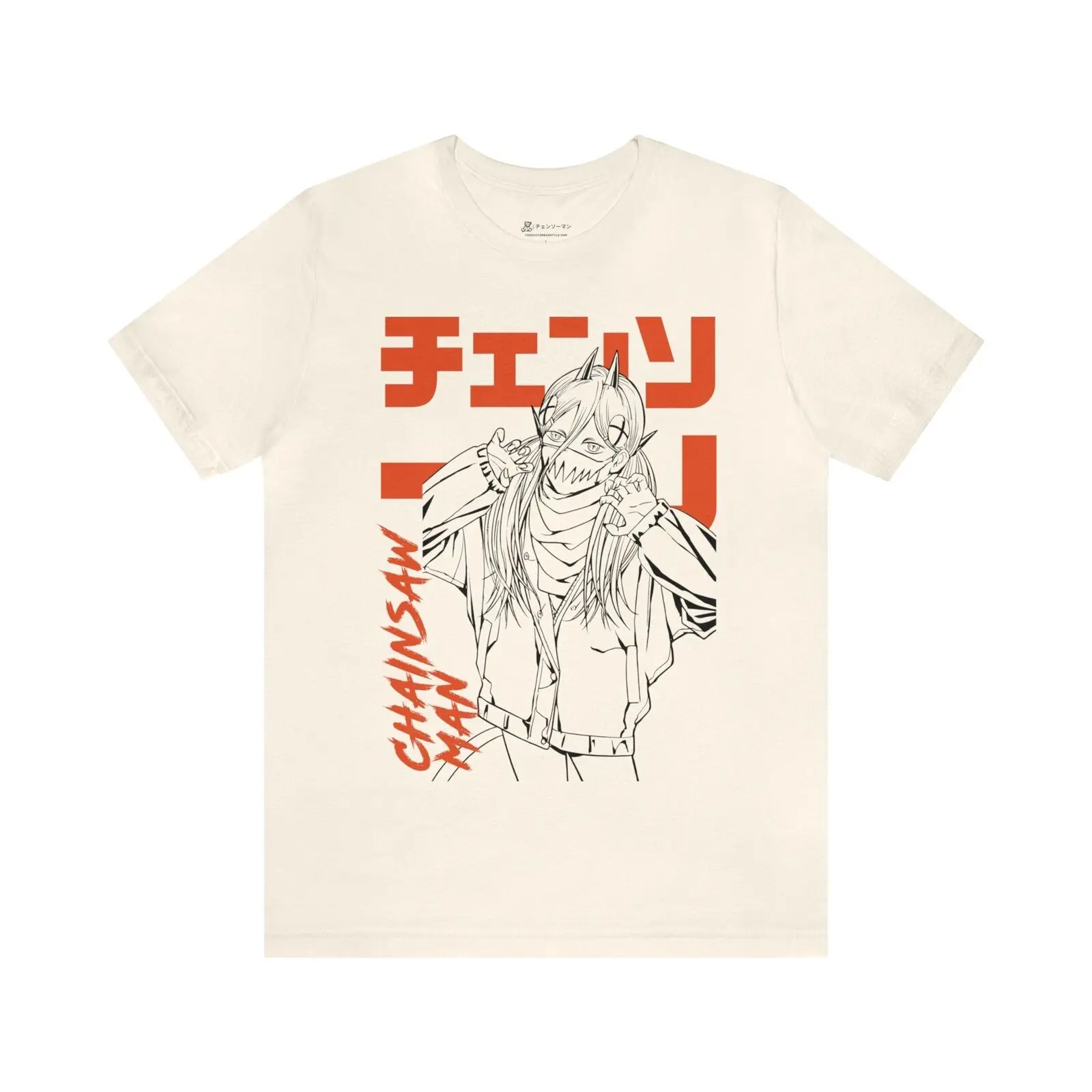 

Power's Iconic Demon Tee - Chainsaw Man Anime Graphic T-Shirt | CHAINS008