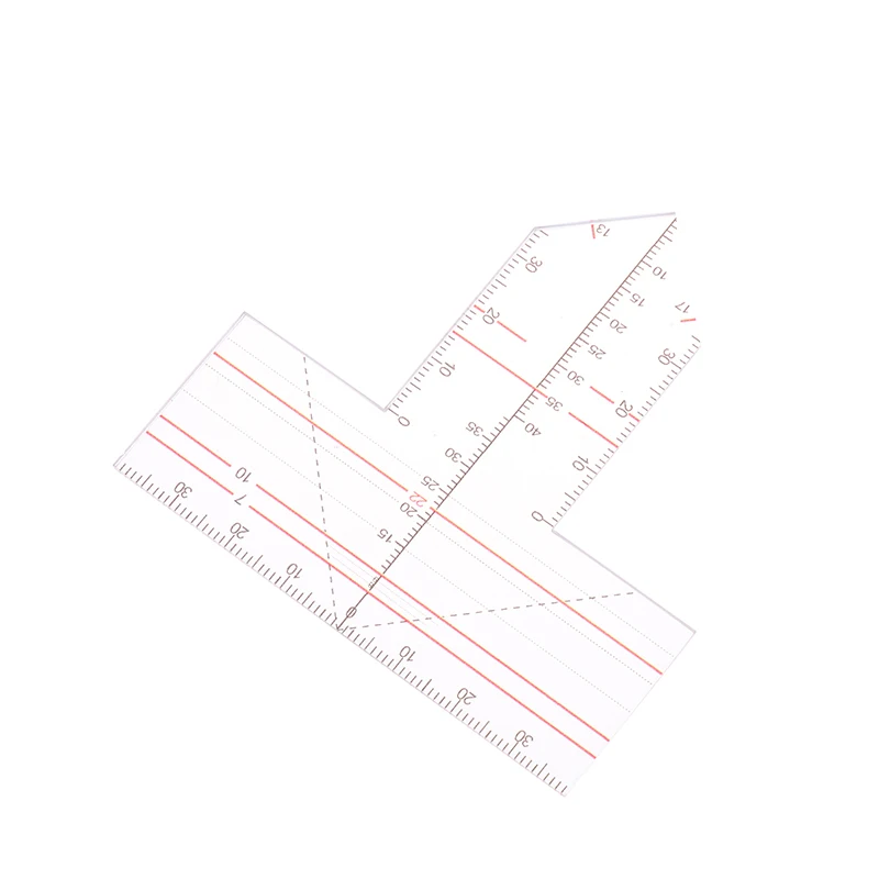 Dental Denture Ruler TO-scale Drawing And Alignment Examination Orthodontic Symmetry Measurements Multifunctional