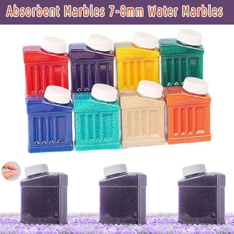 

Gel Water Balls Blaster 7-8mm Colourful Toy Gun Crystal Bullet Compatible With Gel Gun Water Blasters Splatter Gall Orbez