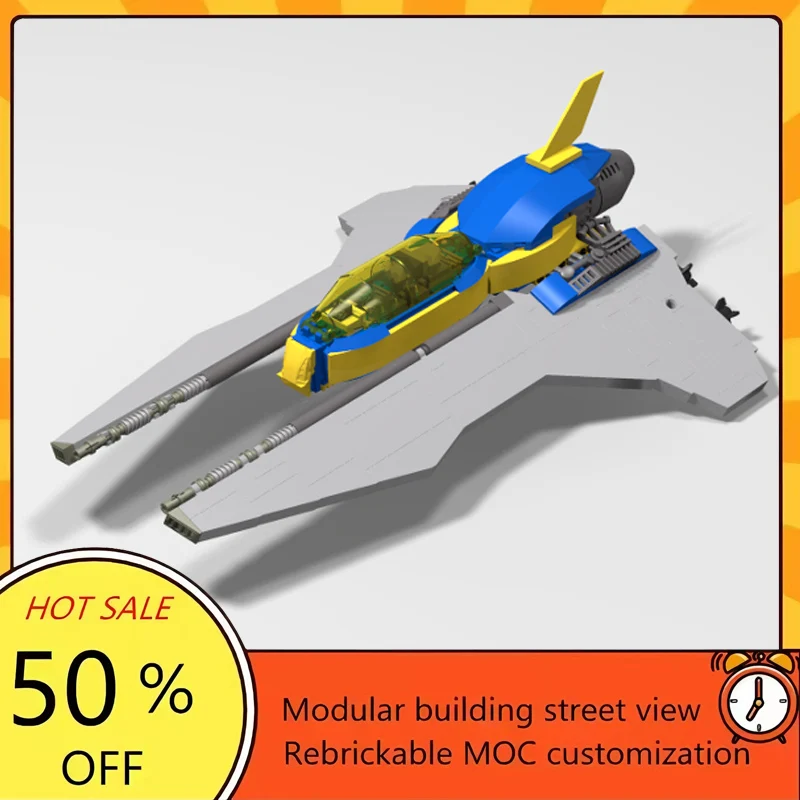 

Набор для сборки космического корабля из 461 детали: популярная модель из фильма «Звездные войны», модульный конструктор, технологичный подарок, праздничный набор для детей