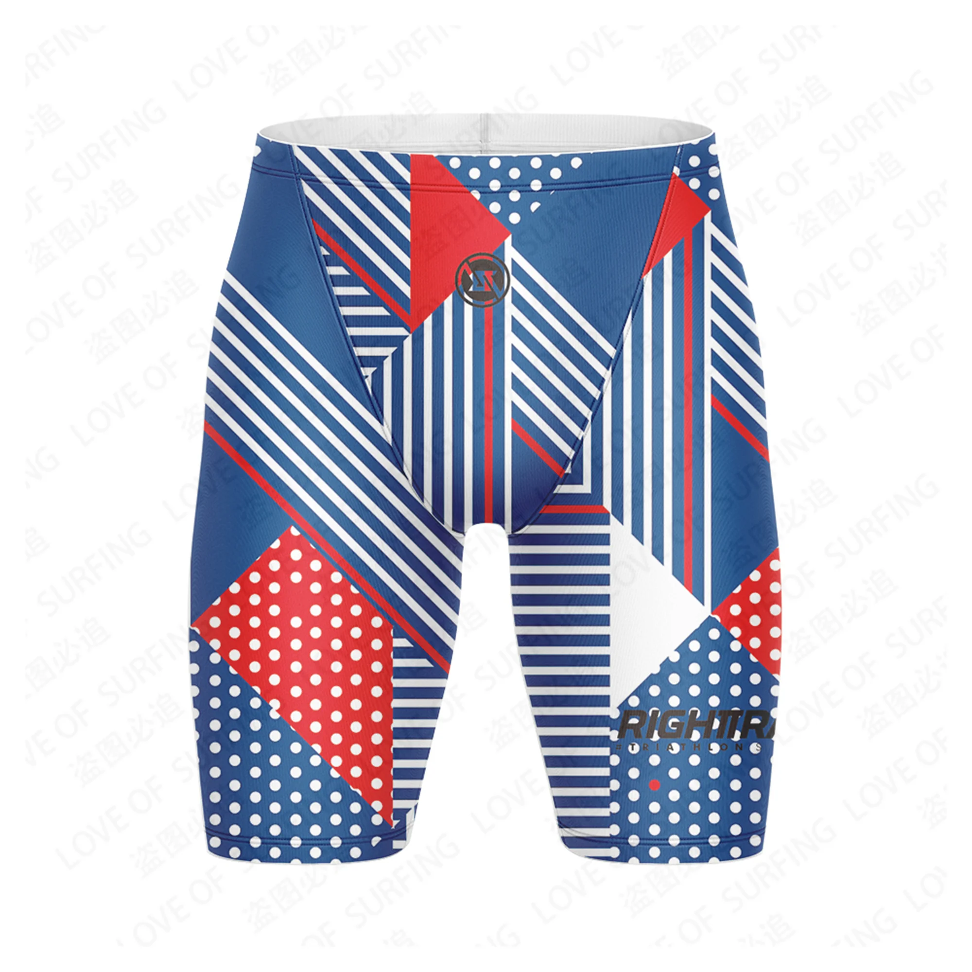 RIGHTTRACK Flat angle swim pants for men's summer new swimming racing sports quick drying swim pants shorts can be customized