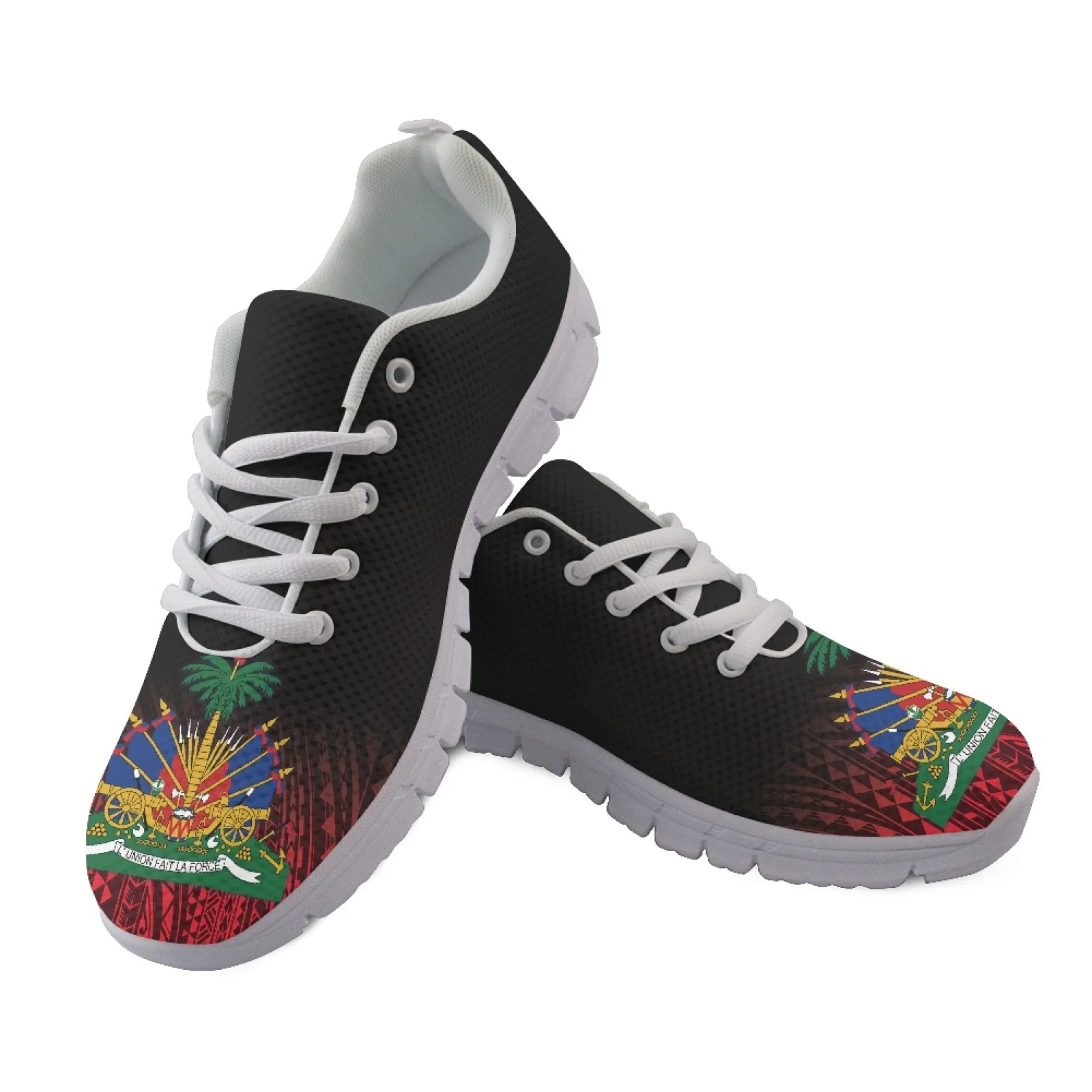 Coloranimal Crest Palm Banner Comfort Athletic Trainers for Women Mesh & EVA Sole Running Sneakers New Design