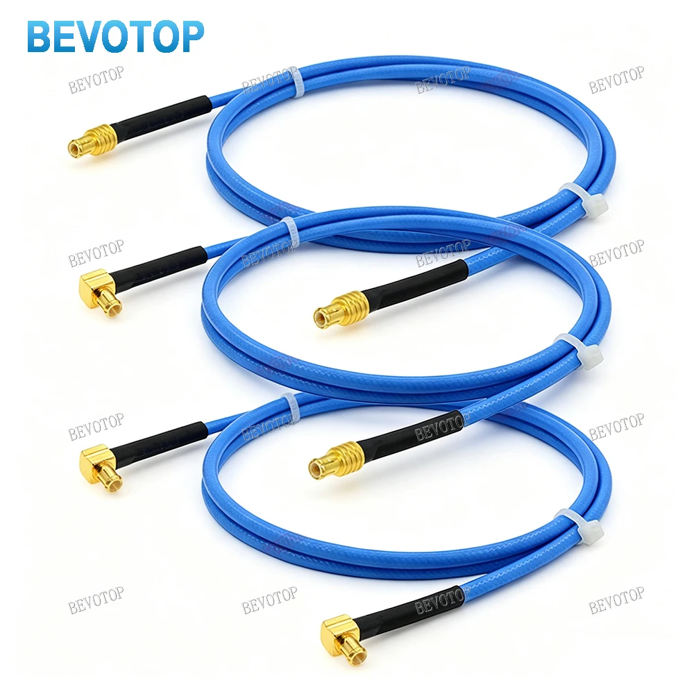 1Pcs High Frequency MCX RG405 Cable MCX Male to MCX Male Connector 90° Straight Right Angle with 086 Pigtail Jumper
