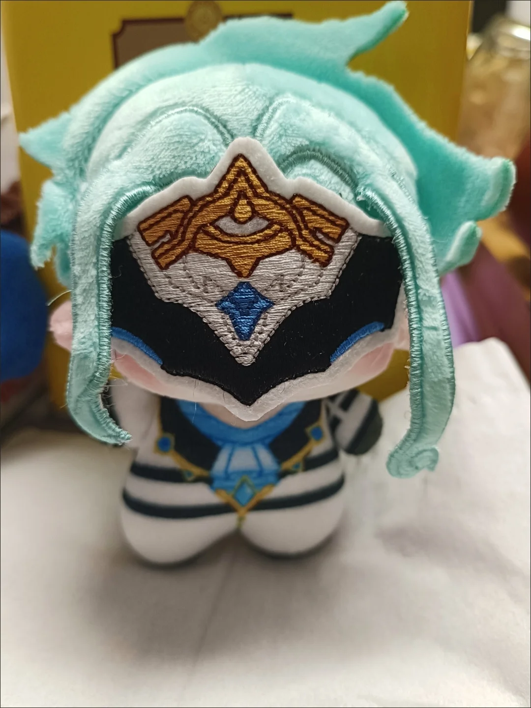 10cm Genshin Impact The Doctor Il Dottore Plushie Dolls Removeable Mask Cosplay Plush Doll Toys Pendants Birthday Xmas Gift
