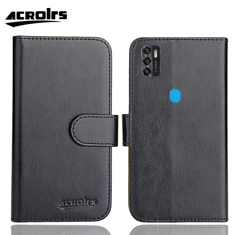 

ZTE Blade A7s 2020 Case 6 Colors Fashion Flip Wallet Card Slots Slip-resistant Leather Cover Protective Phone Bags