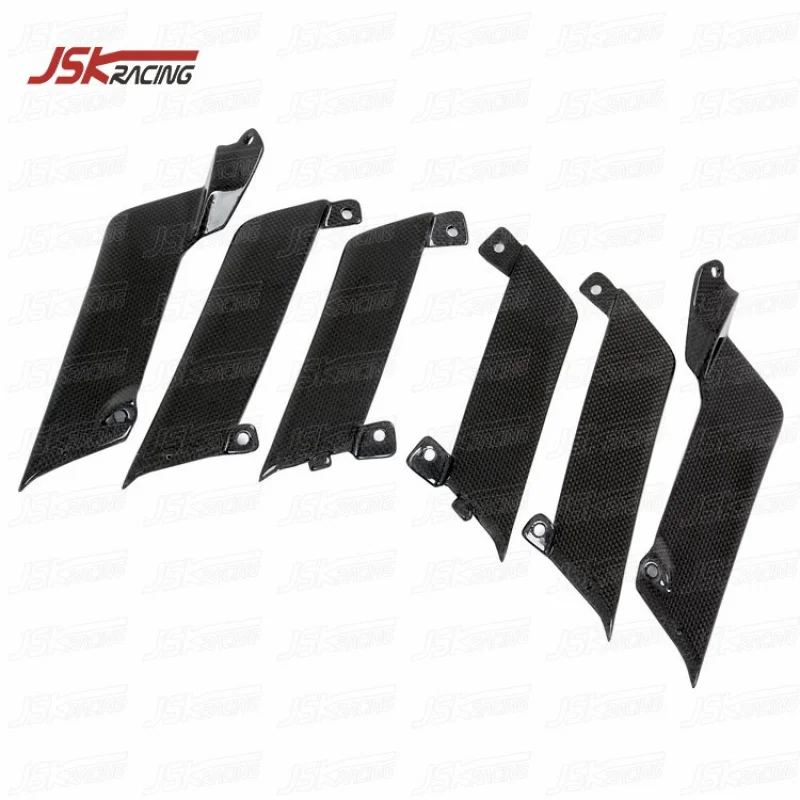 

DRY CARBON FIBER CANARDS FRONT BUMPER VENT (PLAIN WEAVE) For 2014-2016 458 SPECIALE