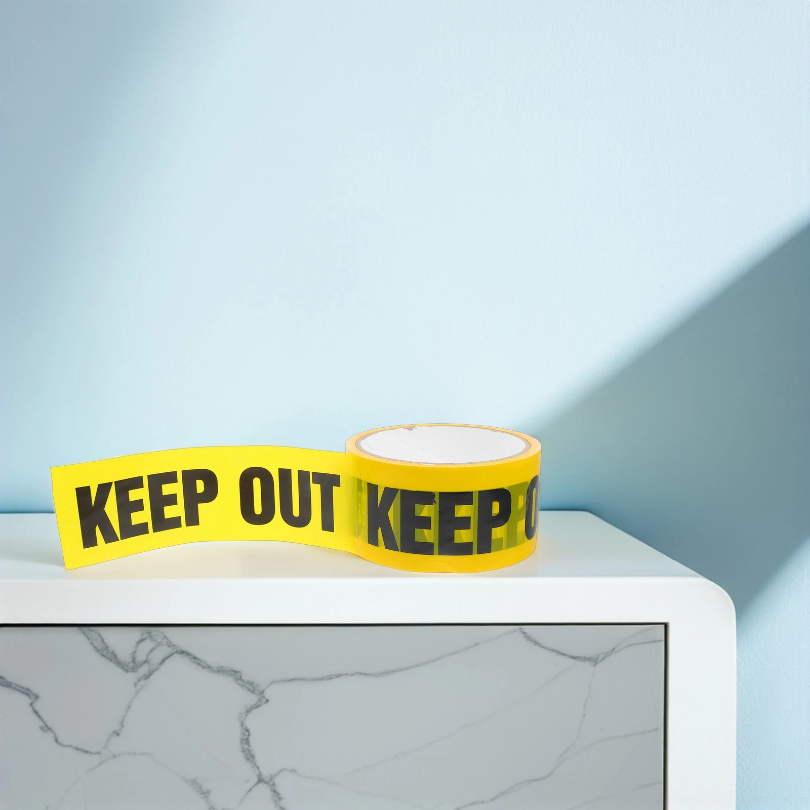 

1 Roll Yellow Safety Stripes Tape Industrial Adhesive Warning Tape For Road Works Construction Slippery Floors Traffic Safety