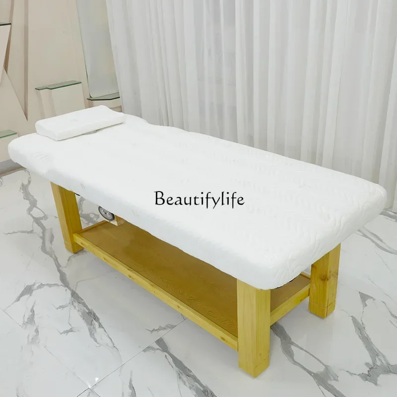 Beauty Salon Special Electric Lifting Latex Bed Multifunctional Eyelash Massage Therapy Bed