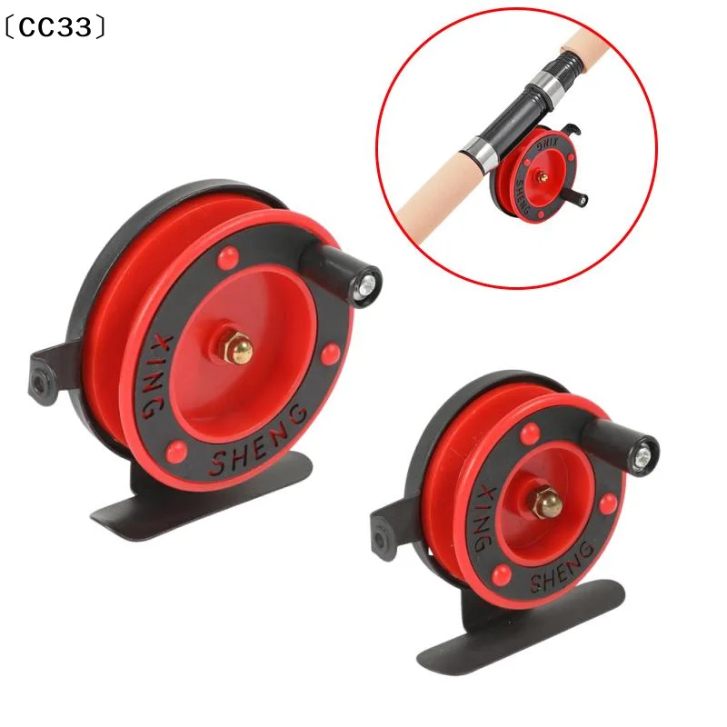 Right Handed Ice Fishing Reel Lightweight Fly Reel Mini Spool Tackle Winter Reel For Saltwater Fishing Accessories〔CC33〕