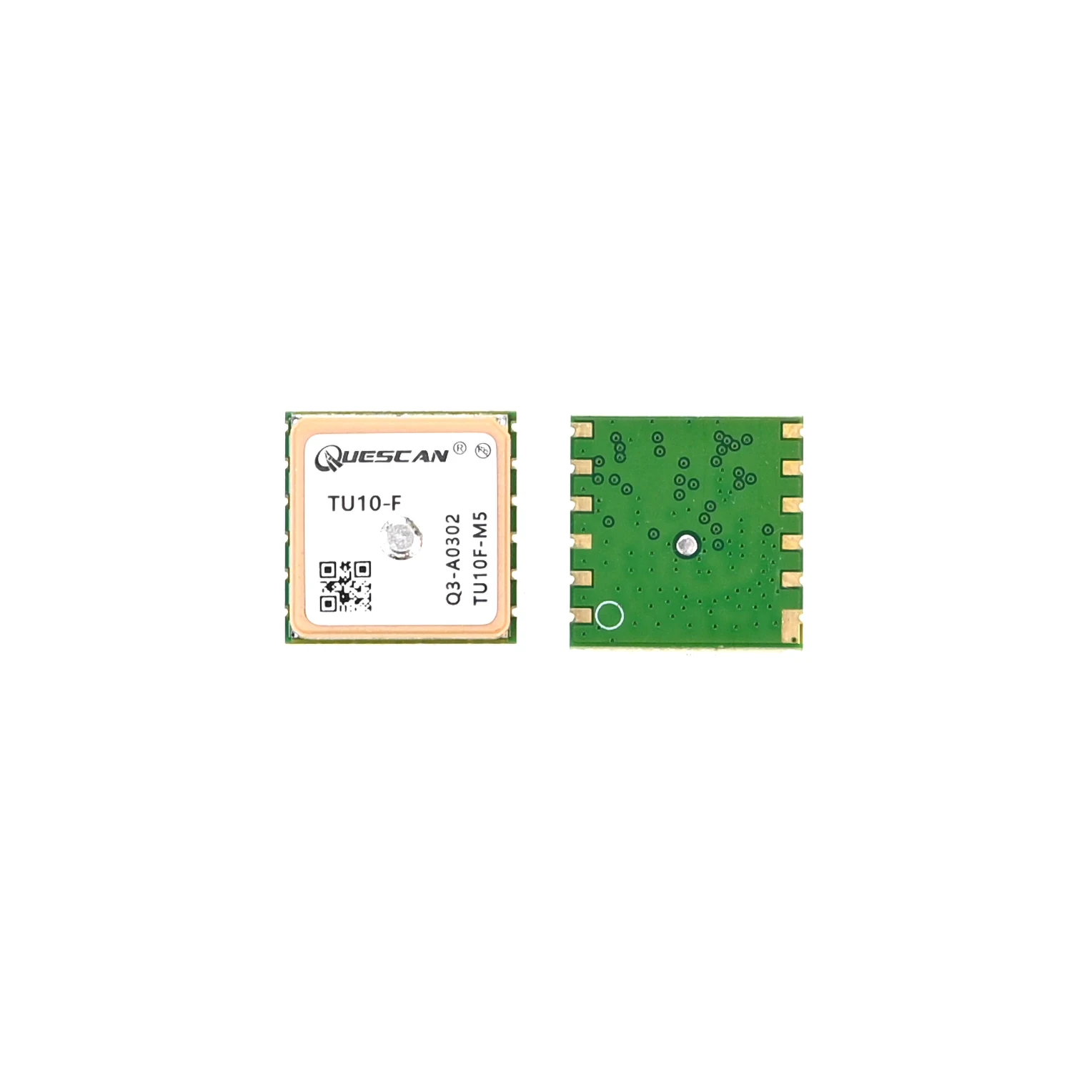 Módulo de Antena GPS QUESCAN TU10-F LCC, Módulo GNSS SMD Reflow Solderable, UBX M10 GPS Galileo BeiDou GLONASS QZSS SBAS
