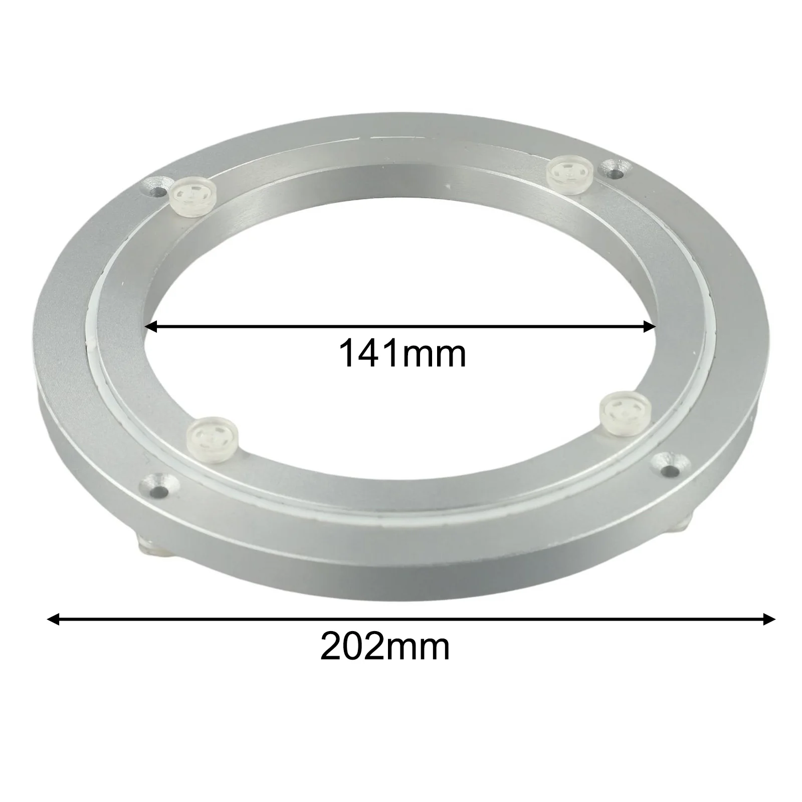 Aluminum Alloy Rotating Bearing Turntable Mute Lazy Susan Base for Organizing Food Serving Trays and Cake Decorating