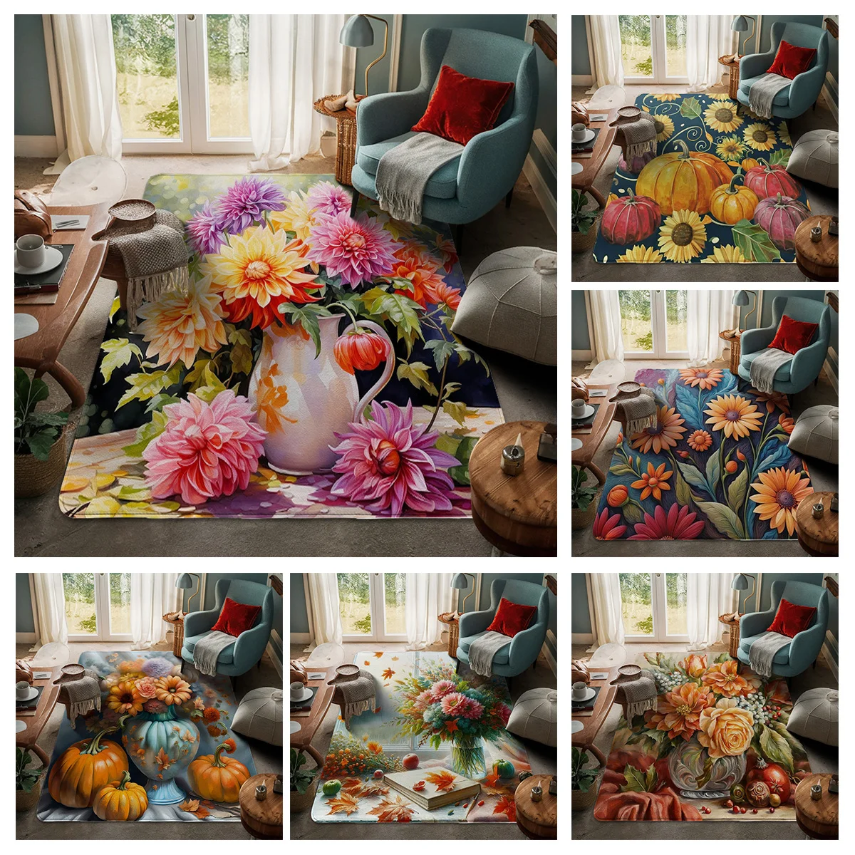 

House entrance carpet Home door mat Modern Nordic style Room Bath Foot bathroom non-slip Kitchen water Halloween rugs Abstract