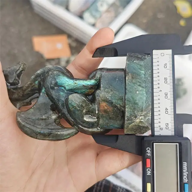 Natural Labradorite Dragon Carving Healing Reiki Christmas Gift For Children Or Home Decoration Gift 1PCS 2 Natural Labradorite Dragon Carving Healing Reiki Christmas Gift For Children Or Home Decoration Gift 1PCS 2