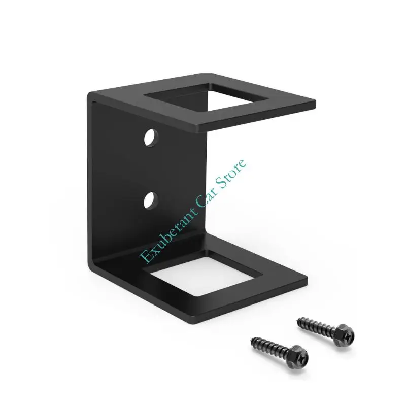 H3CE Space Saving 2 Inch Hitch Mount Storage Bracket for Optimized Vehicle Organization Metal Trailer Hitch Holder Bracket