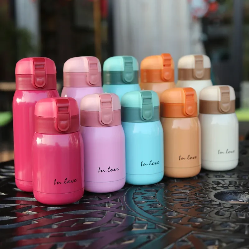 200ml/360ml süße Süßigkeiten Mini Thermoskanne Kinder Cartoon Wärm flasche Edelstahl thermische Kaffeetasse Vakuum flasche isoliert