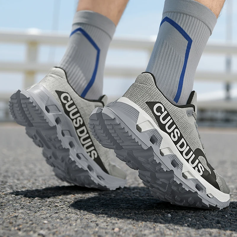 

Men's Lightweight Professional Running Male Breathable Non Slip Sports Sneakers Outdoor Travel Athletic Shoe