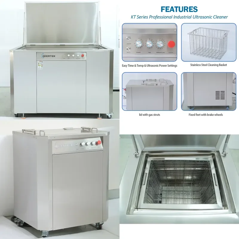 KT 36L 96L 180L 231L 382L 595L 979L Industrial Ultrasonic Cleaner Large Capacity Washing Bath Cleaning Machine