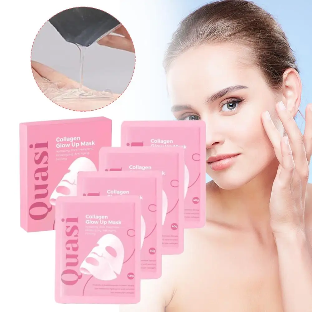Korean Bio Collagen Overnight Face Mask Deep Hydrating Firming Brightening Moisturizing Pore Care Fine Line Beauty Skincare