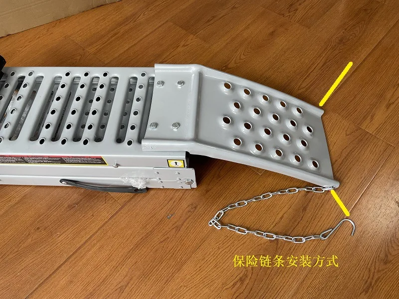 

Портативная трехсекционная складная стальная рампа для мотоциклов и квадроциклов (для подъема в гору)