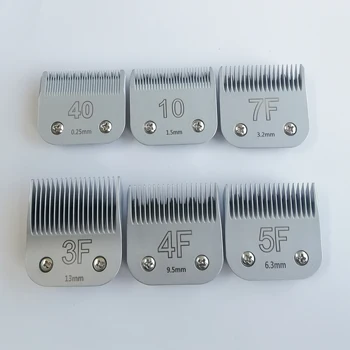 A5 Detachable Clipper Blade, Carbon Steel – Fits Andis, Oster, Wahl, Laube, Heiniger, Moser A5 Clippers (Sizes 3F–No.40)