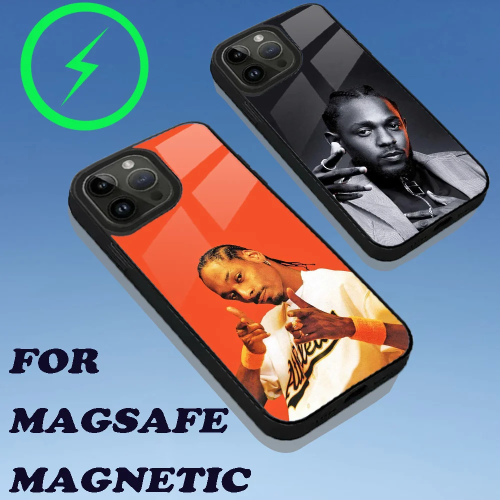 Rapper S-Snoop D-Dogg Phone Case For iPhone 15,14,13,12,11,Plus,Pro,Max Mini Magsafe Magnetic Wireless Charging