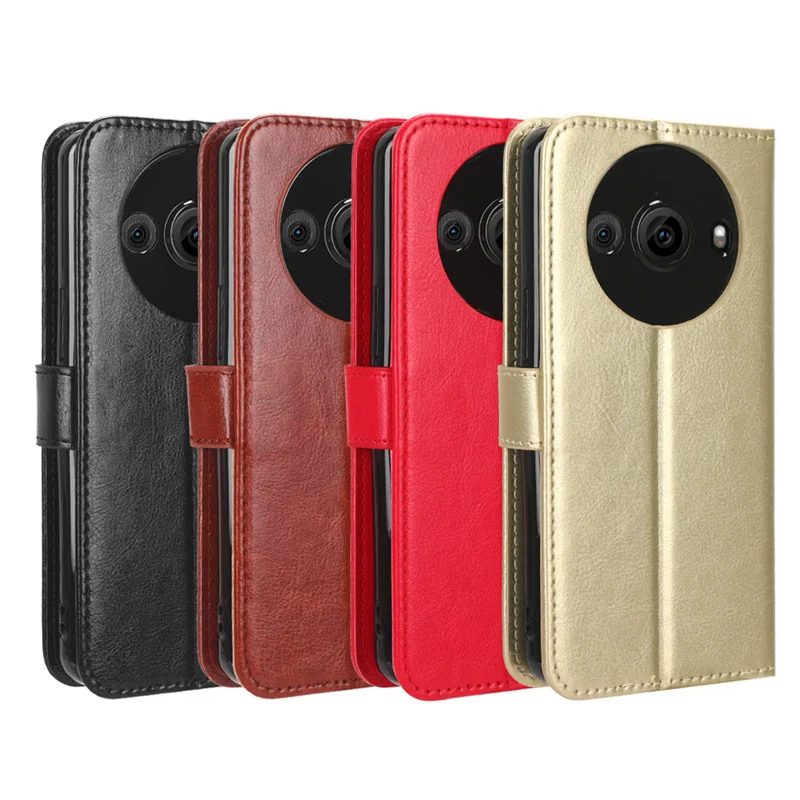 Flip Case For Sharp Aquos R8 Pro SH-51D Case Wallet Magnetic Luxury Leather Cover For Aquos R8 SH-52D Phone Bags Case